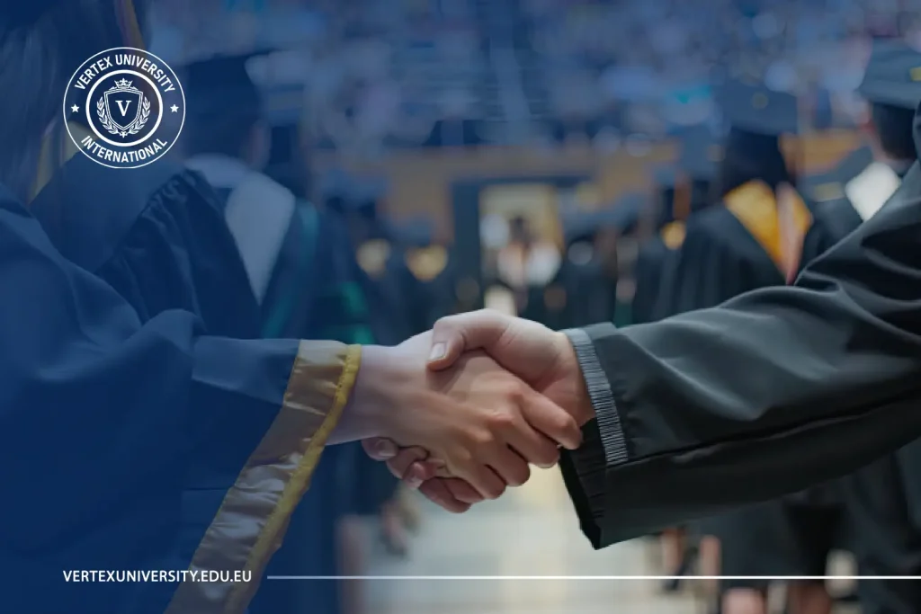 القيمة المستدامة في جامعة فيرتكس تتحقق باستمرار الدعم والتواصل بعد التخرج Sustainable Value at Vertex University is Achieved Through Ongoing Support and Engagement After Graduation