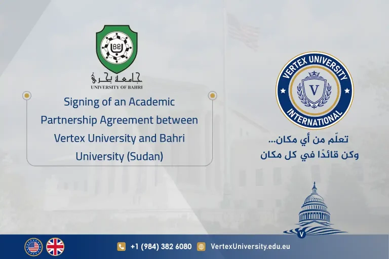 Signing of an Academic Partnership Agreement between Vertex University and Bahri University (Sudan)