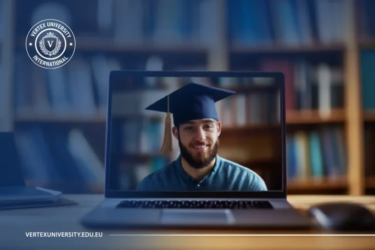 تفاعل الطالب في جامعة فيرتكس الدولية: الطالب محور اهتمام الجامعة بالدعم والإرشاد والتواصل الفعال Student Engagement at Vertex International University: The Student at the Heart of the University’s Support, Guidance, and Effective Communication